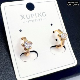 Сережки Xuping18К 19467 (1,1 см.)